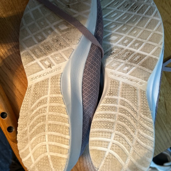 Skechers Women's Stylish Purple Lavender & White Athletic Shoes Sneakers size 10 - Picture 8 of 14